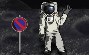 On the moon